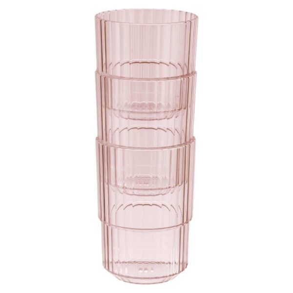 APS Linea Light Pink Drinking Cup 300ml (Box of 48) - Image 3