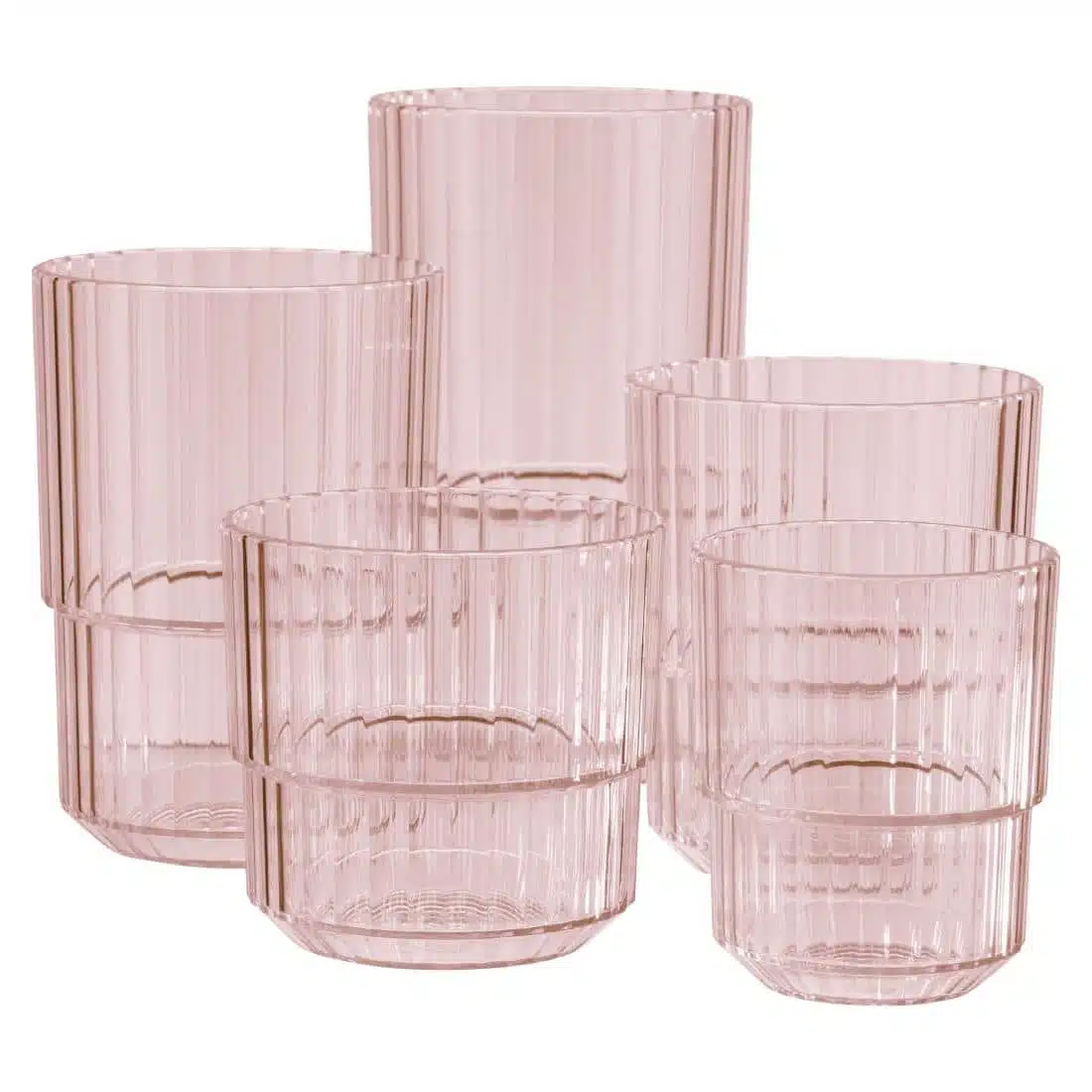 APS Linea Light Pink Drinking Cup 300ml (Box of 48) - Image 4