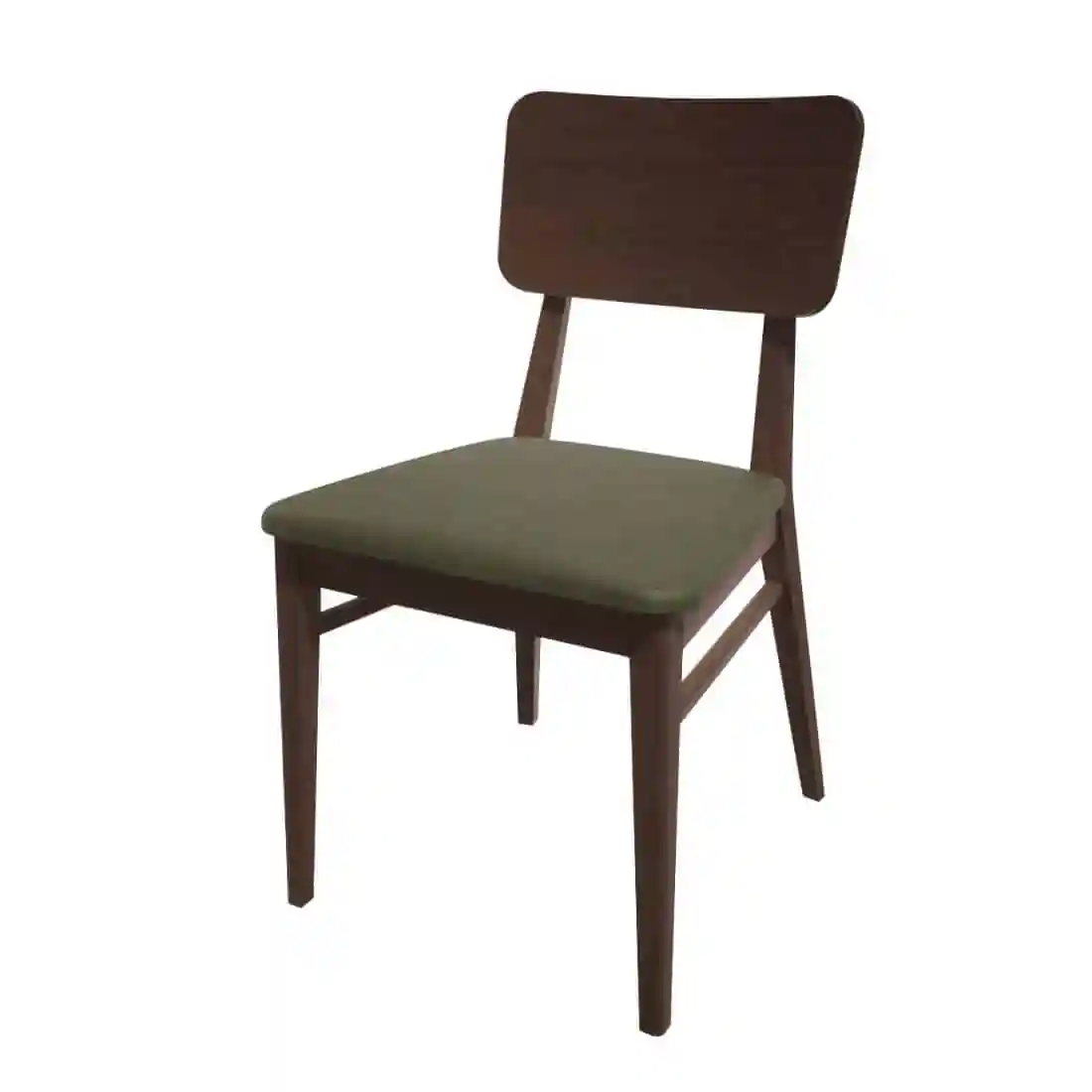 Bolero Bespoke Brenda Side Chair in Olive/Wenge
