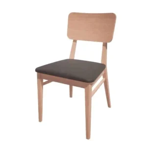 Bolero Bespoke Brenda Side Chair in Anthracite/Beech