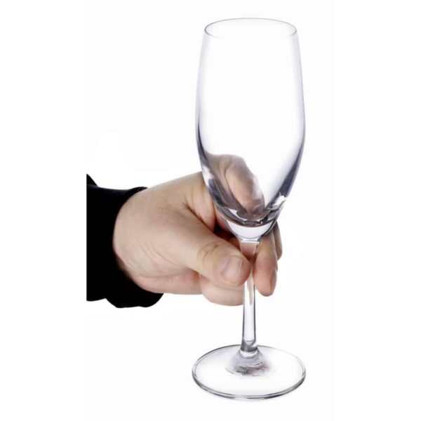 Olympia Cantina Champagne Flute Glasses Crystal 195ml/6.59oz (Pack of 6) - Image 6