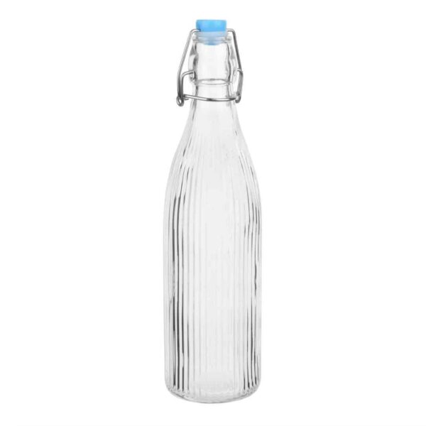 Olympia Ridged Swing Top Water Bottles 500ml (6 Pack) - Image 2
