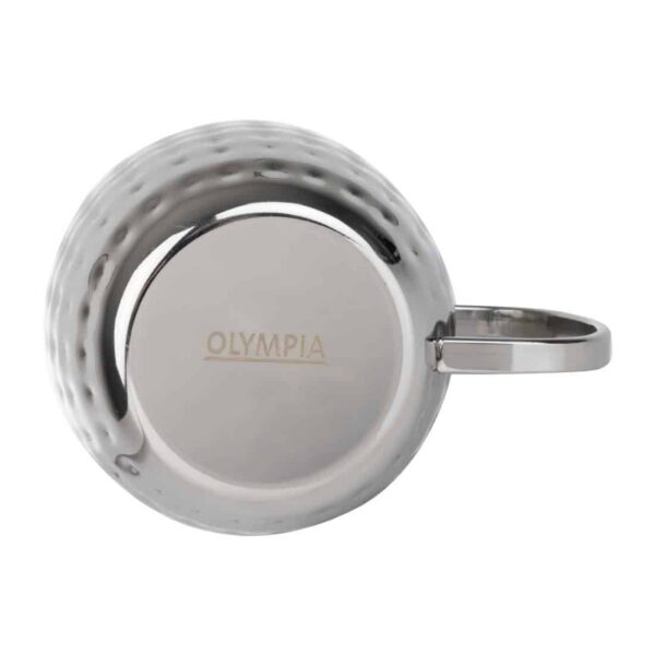 Olympia Barware Hammered Stainless Steel Mugs 440ml - Image 7