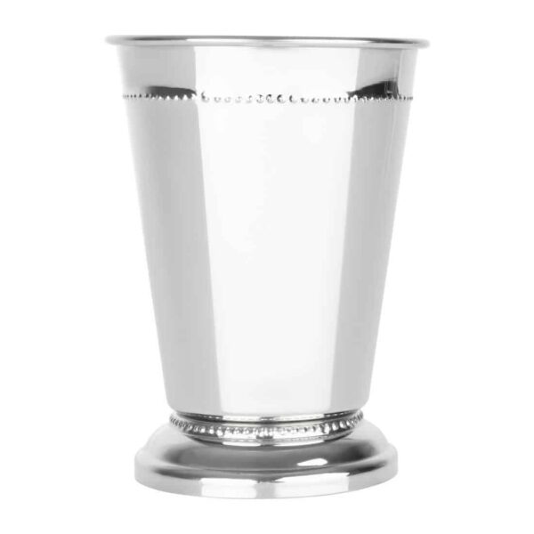 Olympia Barware Beaded Julep Cup Stainless Steel 370ml - Image 3