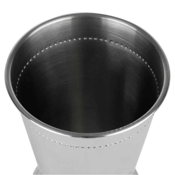 Olympia Barware Beaded Julep Cup Stainless Steel 370ml - Image 5