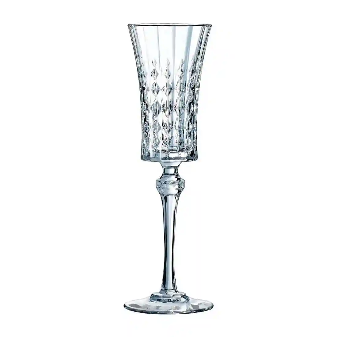 Cristal d'Arques Lady Diamond Flutes 150ml (8 Pack) - Image 1