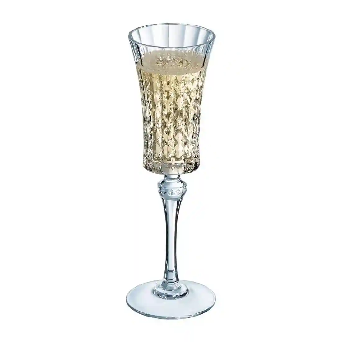 Cristal d'Arques Lady Diamond Flutes 150ml (8 Pack) - Image 3