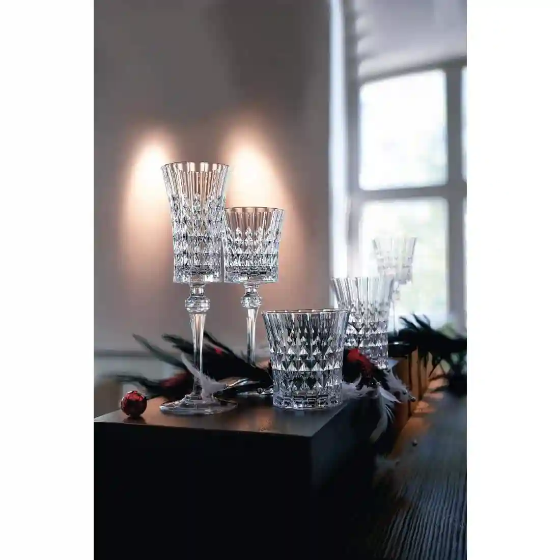 Cristal d'Arques Lady Diamond Old Fashioned Glasses 270ml (8 pack) - Image 4