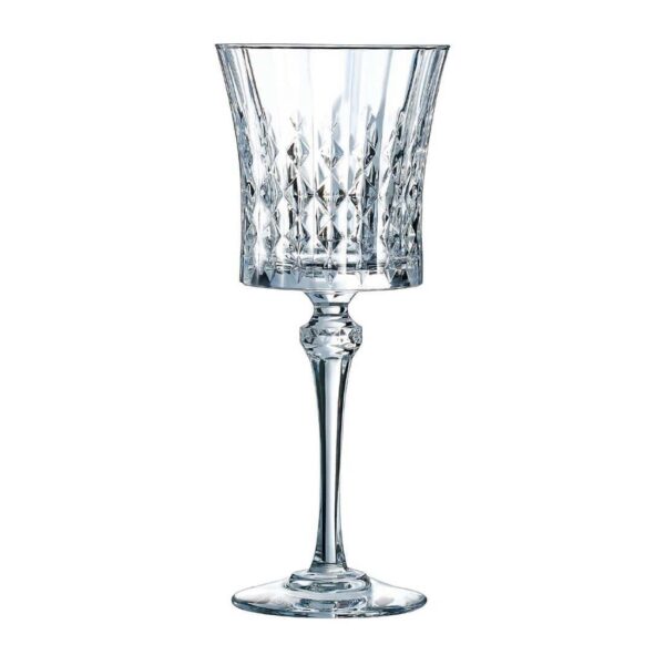 Cristal d'Arques Lady Diamond Wine Glasses 270ml (8 pack) - Image 2