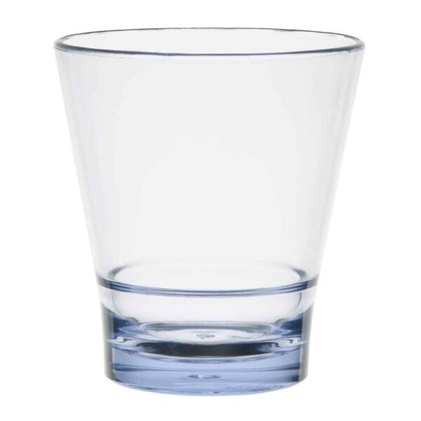 Olympia Kristallon Polycarbonate Stacking Tumblers - Blue 250ml (6 Pack) - Image 3