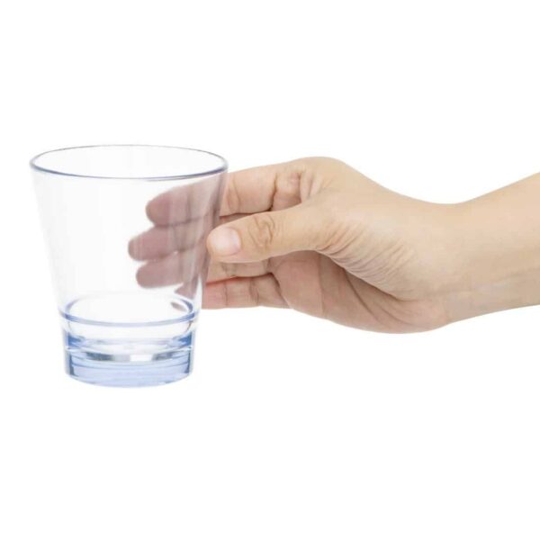 Olympia Kristallon Polycarbonate Stacking Tumblers - Blue 250ml (6 Pack) - Image 4