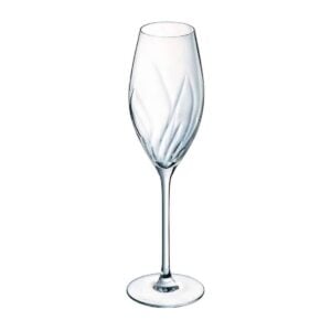 Cristal d'Arques Swirly Flute Glasses 240ml (8 Pack)