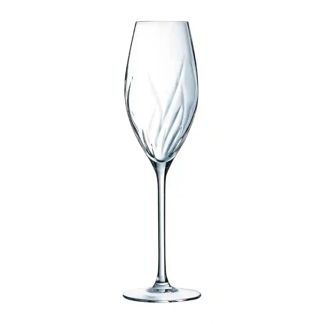 Cristal d'Arques Swirly Flute Glasses 240ml (8 Pack) - Image 4