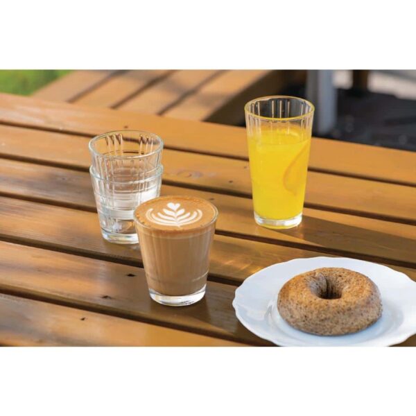 Arcoroc Stack Up Cross Tumblers 210ml (24 pack) - Image 3