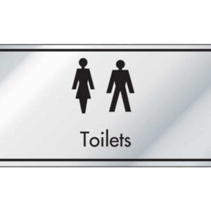 Toilets Information Door Sign