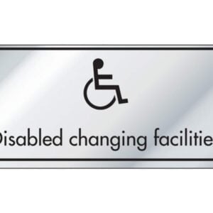 Disabled Changing Facilities Information Door Sign