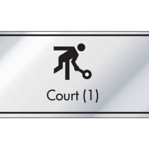 Court Information Door Sign