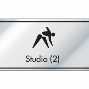 Studio 2 Information Door Sign