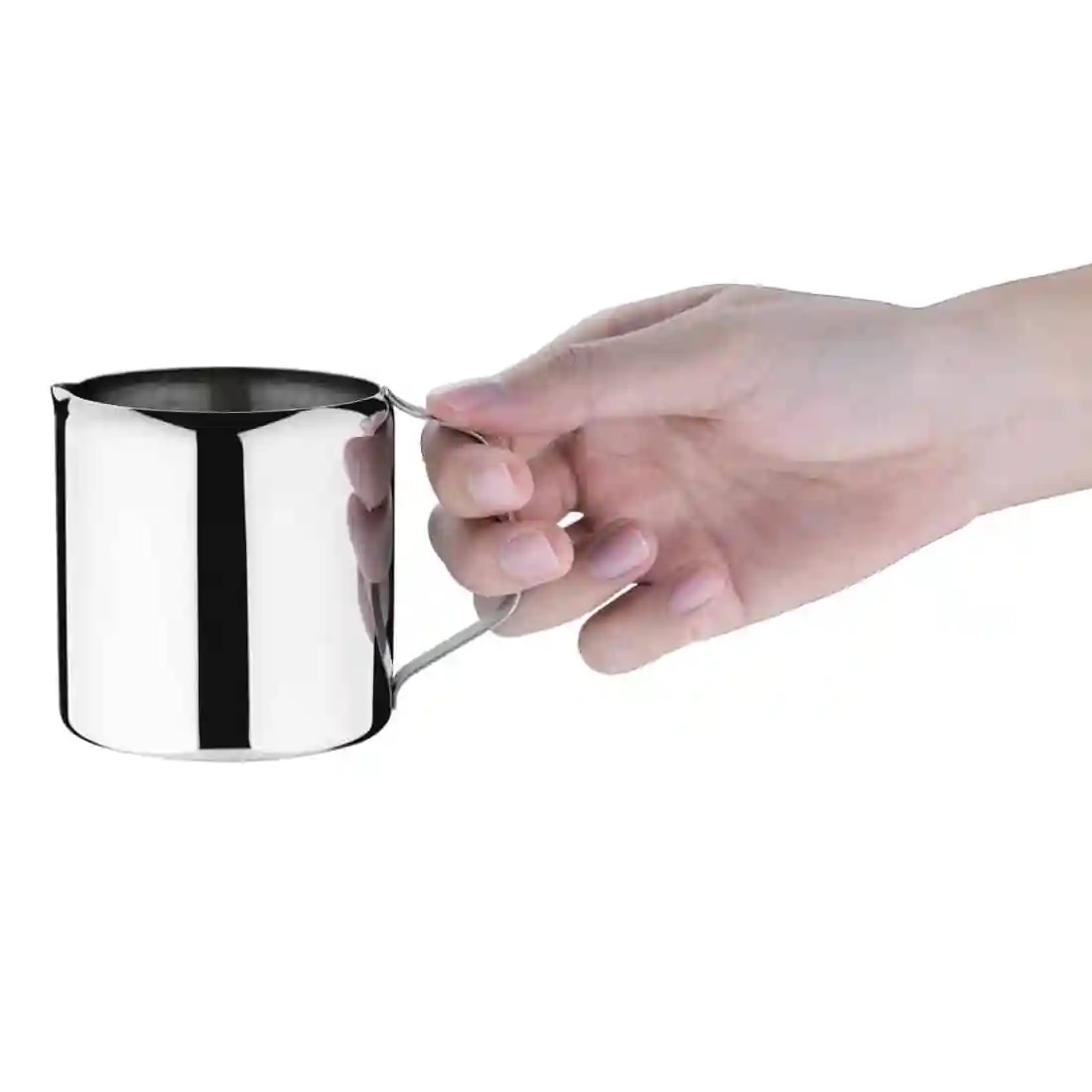 Olympia Concorde Milk Jug Stainless Steel 10oz - Image 2