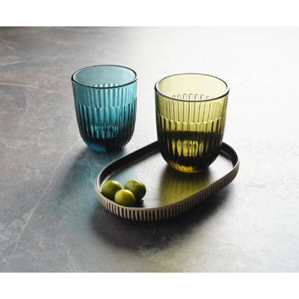 La Rochere Ouessant Rocks Olive Glasses 290ml/10.25oz (Pack of 6) - Image 3