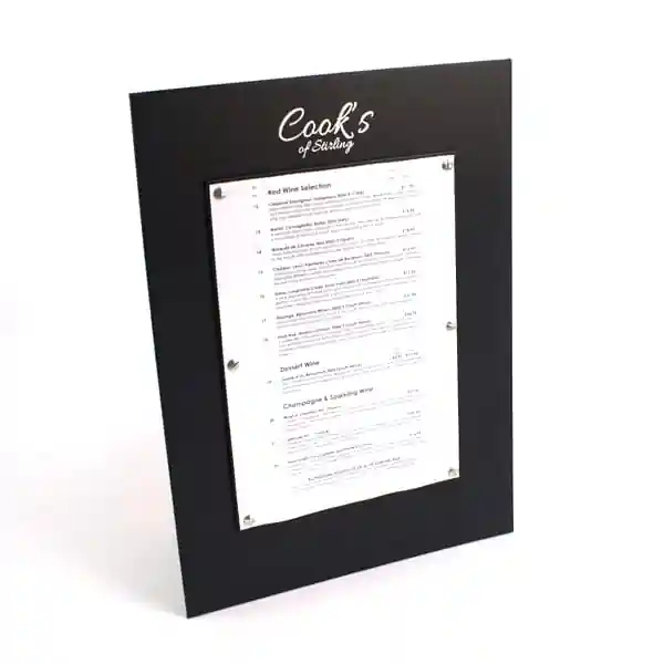 Screw Fix Menu Board