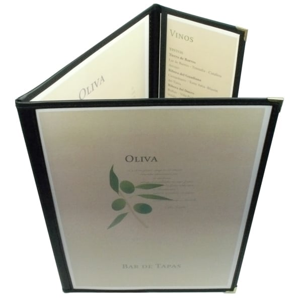 Duo Plastic Menu Covers