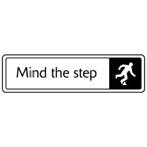 Mind the Step Sign - Metal Door Signs