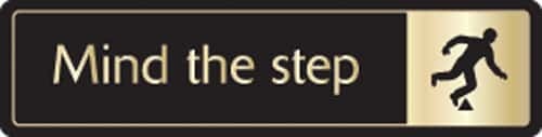 Mind the Step Sign - Metal Door Signs