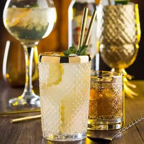 Biodegradable Paper Straws - Metallic