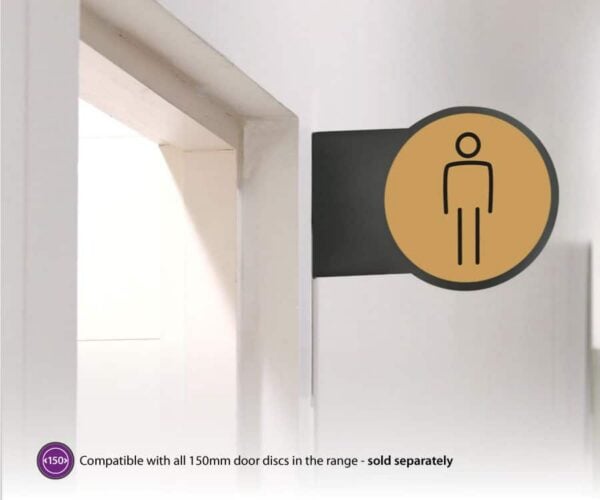 Projecting Toilet Door Sign - Image 3