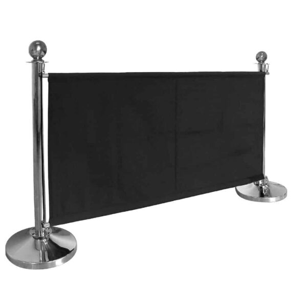 Bolero Stainless Steel Ball Top Barrier Post - Image 5
