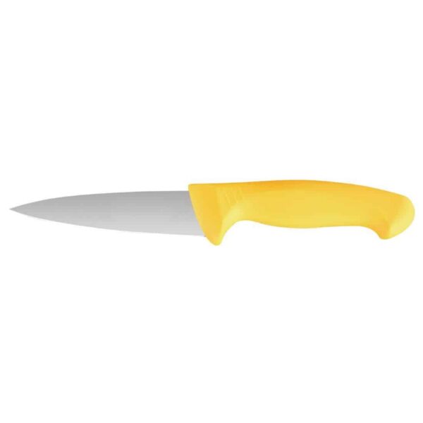 Vogue Yellow Handle 6 Piece Knife Set with Wallet - Image 3
