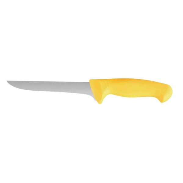 Vogue Yellow Handle 6 Piece Knife Set with Wallet - Image 5