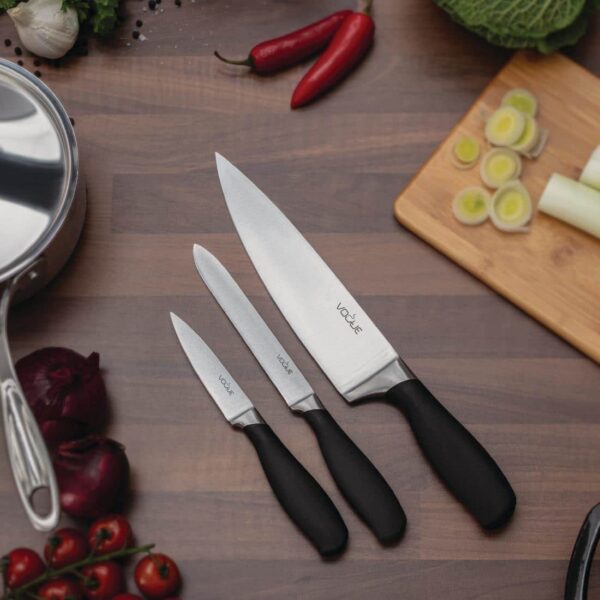 Vogue Prep Like A Pro 3-Piece Soft-Grip Knife Set - Image 3