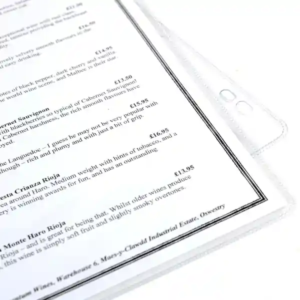 Single PVC Pockets - All Sizes