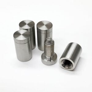 Stainless steel stand off wall mounts (Pack of 4)