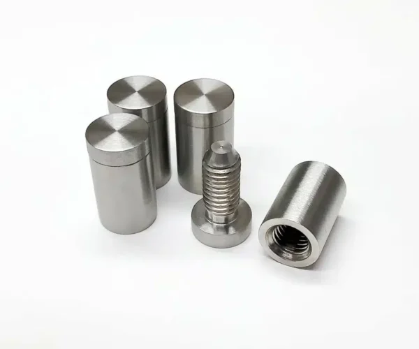 Stainless steel stand off wall mounts (Pack of 4)