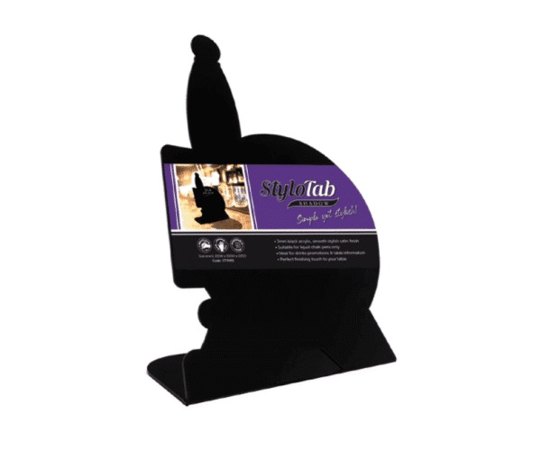 Beer Pump & Barrel Angled Portrait Tabletop counter top message board. - Image 2