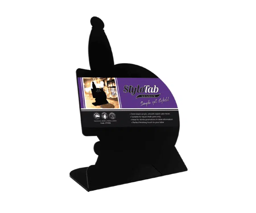 Beer Pump & Barrel Angled Portrait Tabletop counter top message board. - Image 1