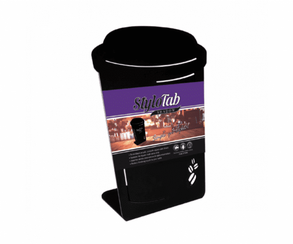 Coffee Cup Angled Portrait Tabletop counter top message board - Image 2