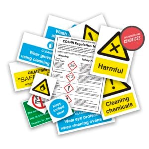 Health and Safety Signs Pack - Chemical Use and Storage