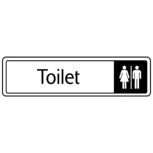 Toilet Sign - Metal Door Signs