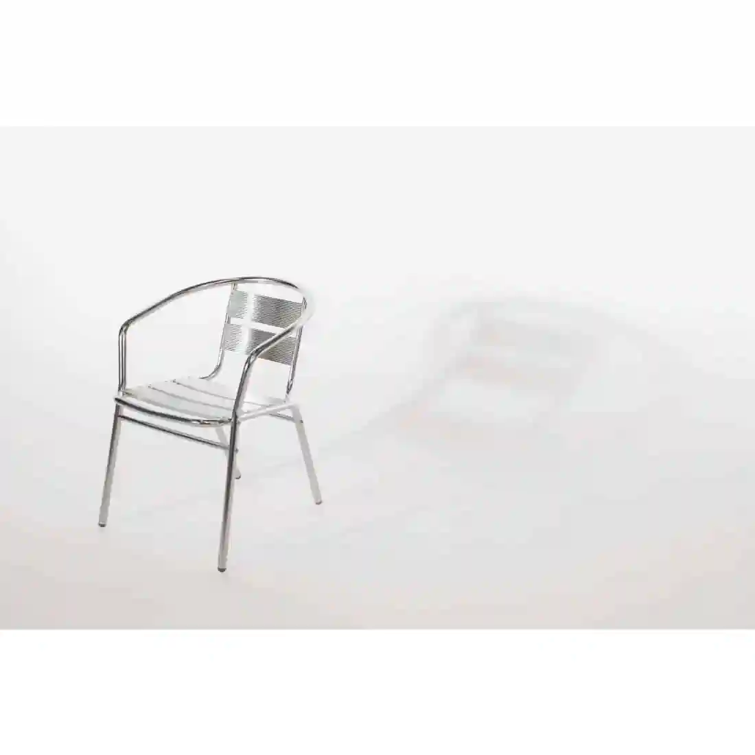 Bolero Aluminium Stacking Chairs (Pack of 4) - Image 7