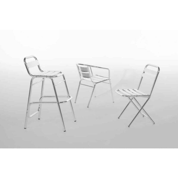 Bolero Aluminium Stacking Chairs (Pack of 4) - Image 11