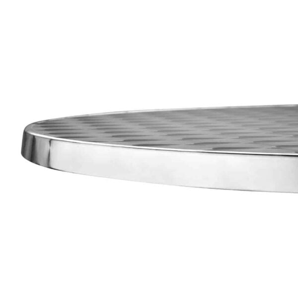 Bolero Round Flip Top Table Stainless Steel 600mm - Image 5