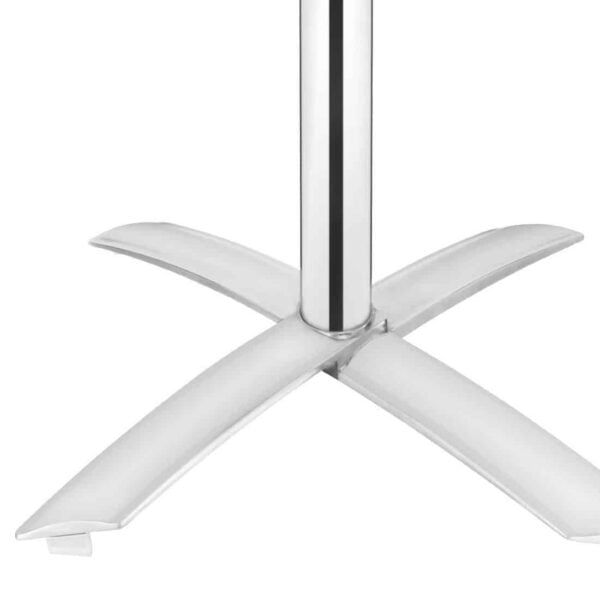 Bolero Round Flip Top Table Stainless Steel 600mm - Image 6