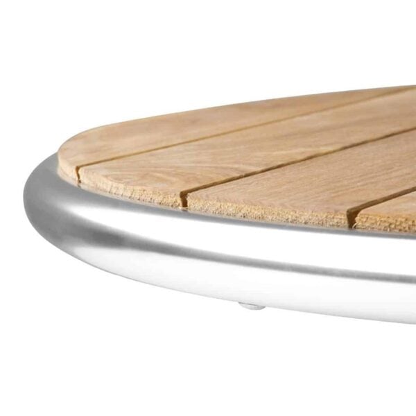 Bolero Round Flip Top Table Ash 600mm - Image 6