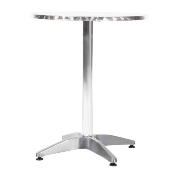 Bolero Round Bistro Table Stainless Steel 600mm - Image 4