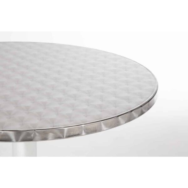 Bolero Round Bistro Table Stainless Steel 600mm - Image 8