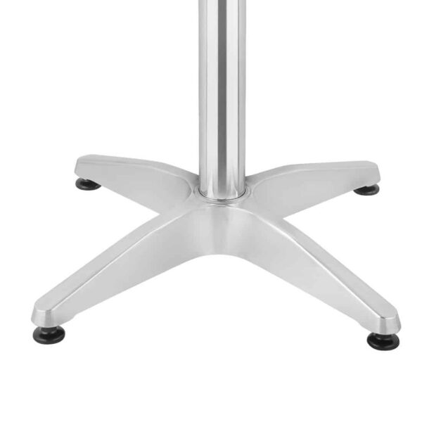 Bolero Steel and Aluminium Round Bistro Table 800mm - Image 5